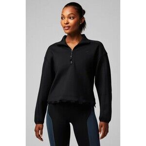 FABLETICS Barrier‎ Scuba Oversized Pullover Top Women's Sz S Workout Athleisure